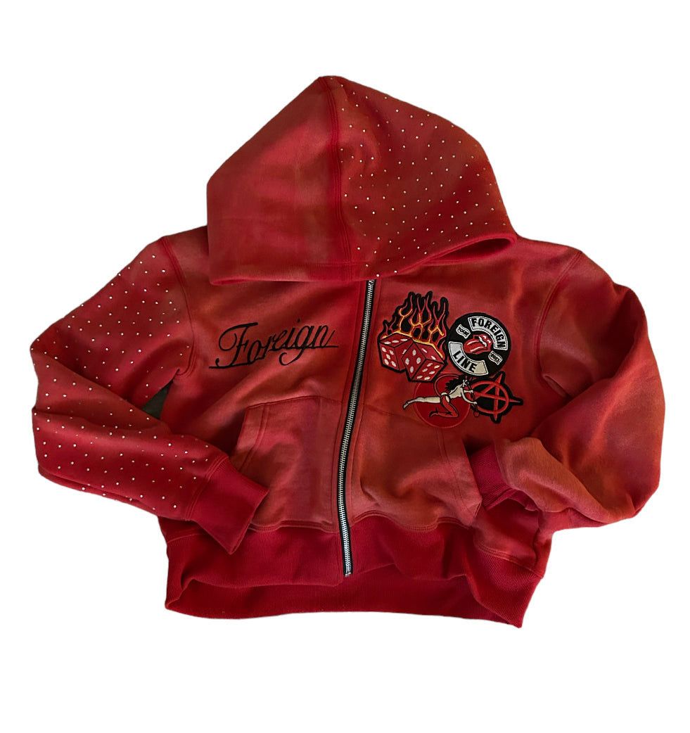 RHINESTONE HOODIES – foreign line